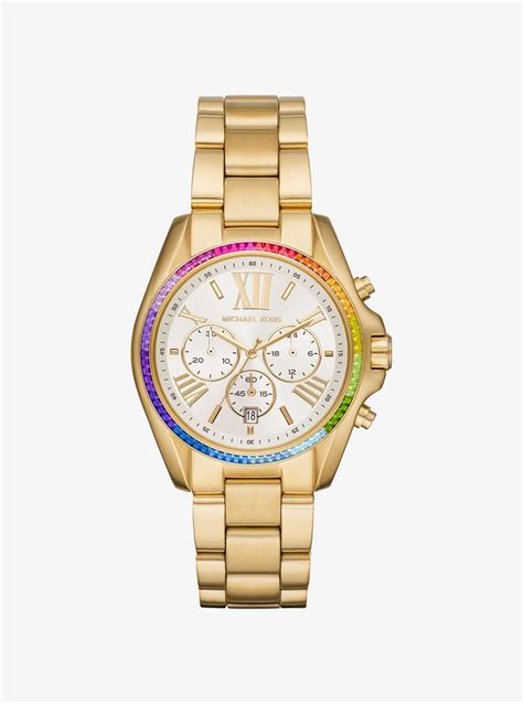 michael kors rainbow watch